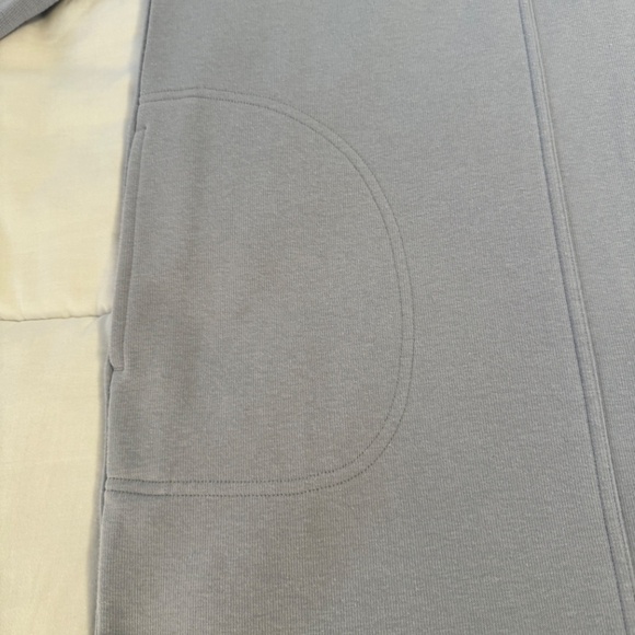 Athleta Gray Blue Sweatshirt Dress - Picture 4 of 6